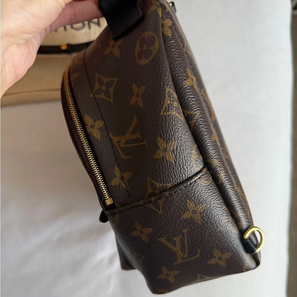 Authentic Louis Vuitton Palm Springs mini backpack purse with box & dust bag - Picture 9 of 16